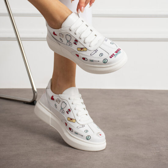 Анатомични работни маратонки от естествена кожа / /