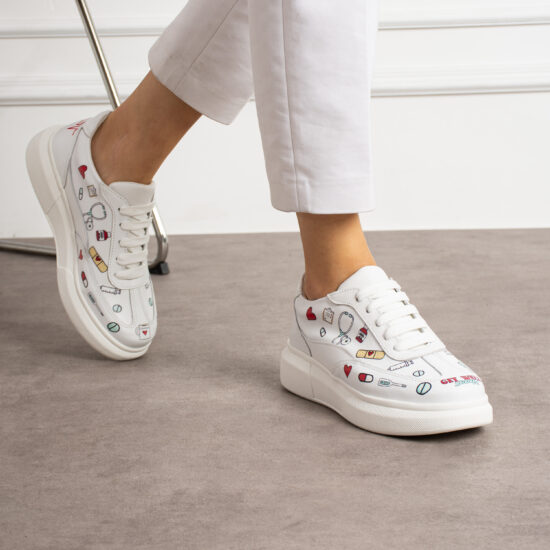 Анатомични работни маратонки от естествена кожа / /