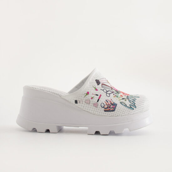 Дамско сабо на платформа от естествена кожа / / Дамско сабо на платформа от естествена кожа / /