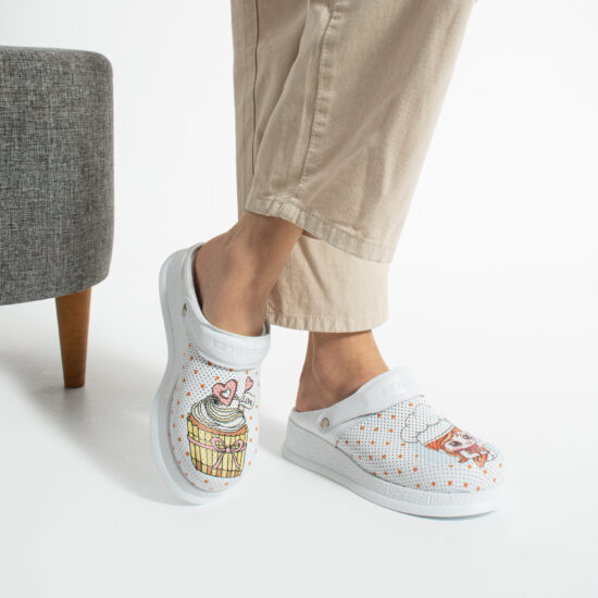 Професионално работно сабо за кухня от естествена кожа / / Професионално работно сабо за кухня от естествена кожа / /