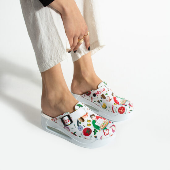 Дамско анатомично работно сабо за кухня на платформа / / Дамско анатомично работно сабо за кухня на платформа / /