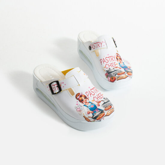 Дамско анатомично работно сабо за кухня на платформа / / Дамско анатомично работно сабо за кухня на платформа / /