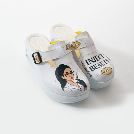 Дамско анатомично сабо на платформа за естетичен център / / Дамско анатомично сабо на платформа за естетичен център / /