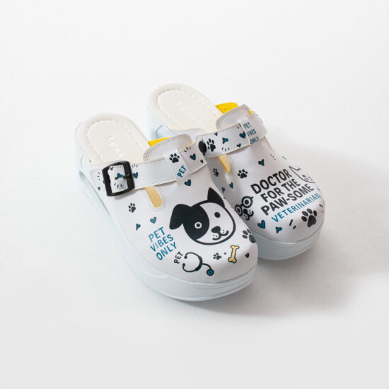 Дамско анатомично сабо на платформа за ветеринар / /