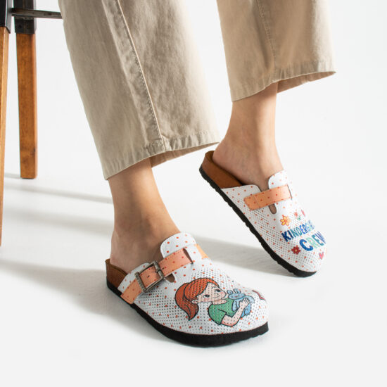 Дамски ортопедични чехли от естествена кожа Ортопедични чехли Детска градина 2 Alternative view of Дамски ортопедични чехли от естествена кожа