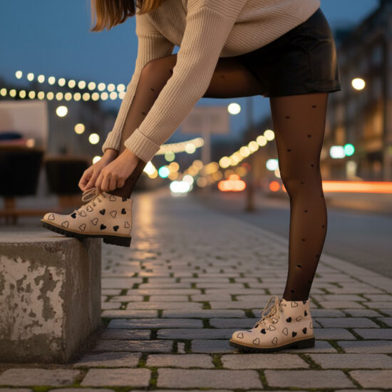 Дамски къси бежови боти от естествена кожа до глезена / / Дамски къси бежови боти от естествена кожа до глезена / /