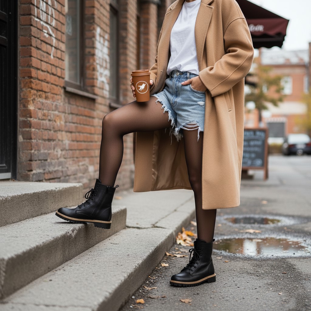 Дамски черни кубинки естествена кожа с цип Дамски боти 17 Дамски черни кубинки естествена кожа с цип - Image 7