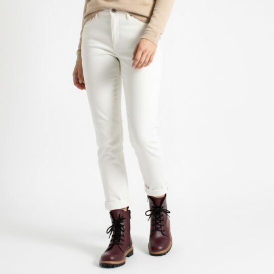 Дамски кубинки естествена кожа с цип в цвят бордо / / Дамски кубинки естествена кожа с цип в цвят бордо / /