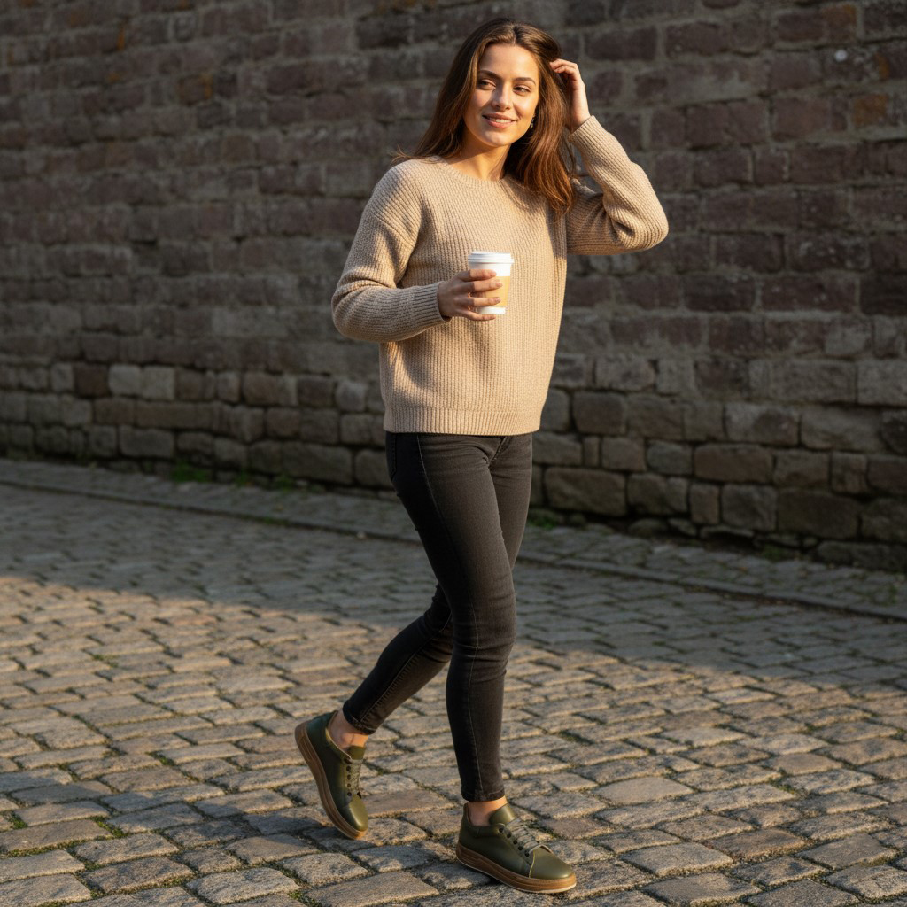 Дамски анатомични кецове от естествена кожа в цвят бордо Дамски кецове и сникърси 17 Дамски анатомични кецове от естествена кожа в цвят бордо - Image 7