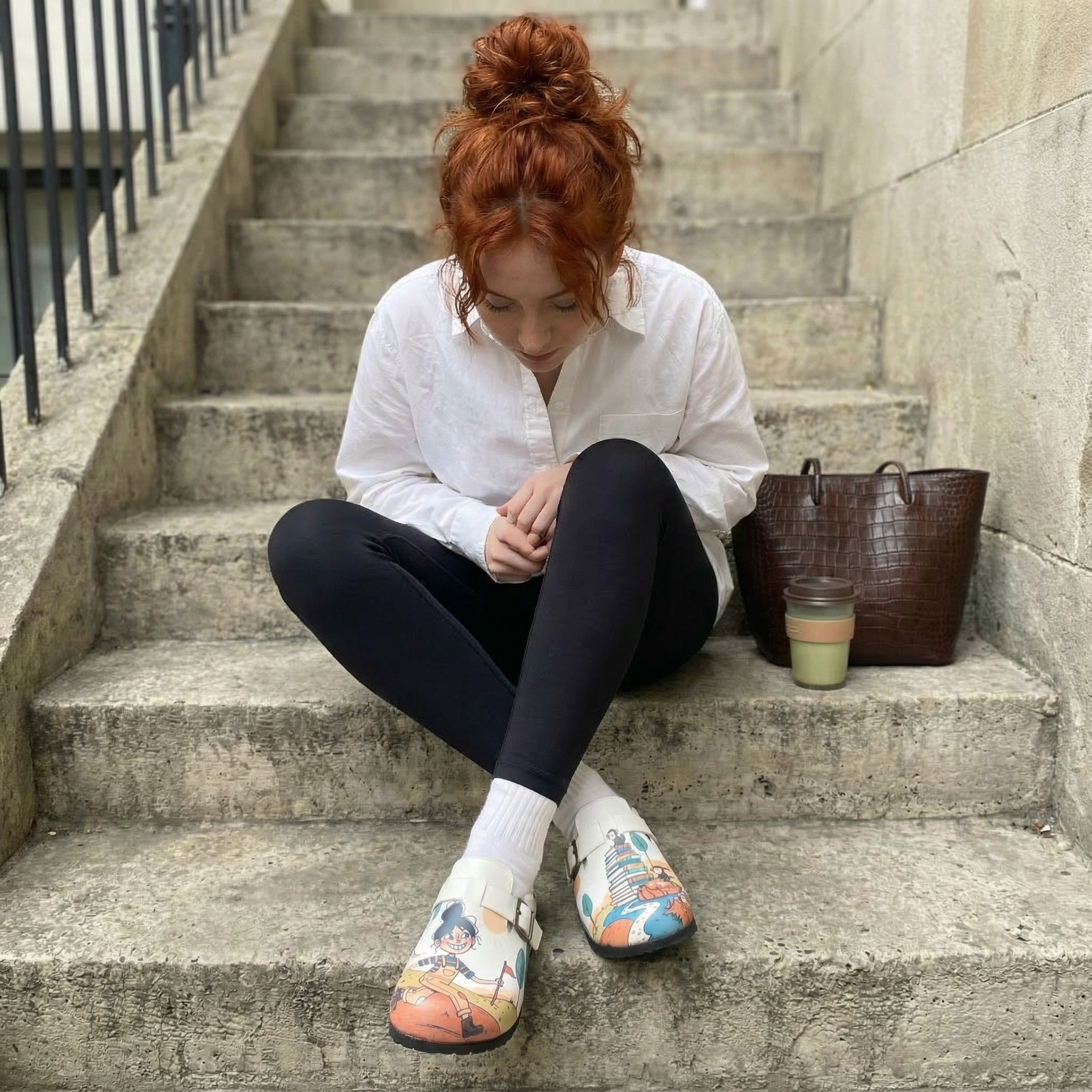 Дамски ортопедични чехли с цветен дизайн Весели чехли Детска градина 19 Дамски ортопедични чехли с цветен дизайн - Image 9