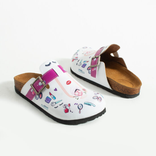 Работни дамски ортопедични чехли за козметик / /