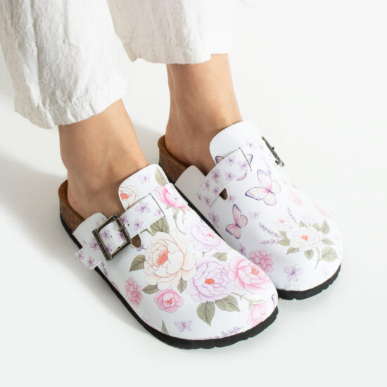 Дамски ортопедични чехли с цветен дизайн Весели чехли Салони и спа