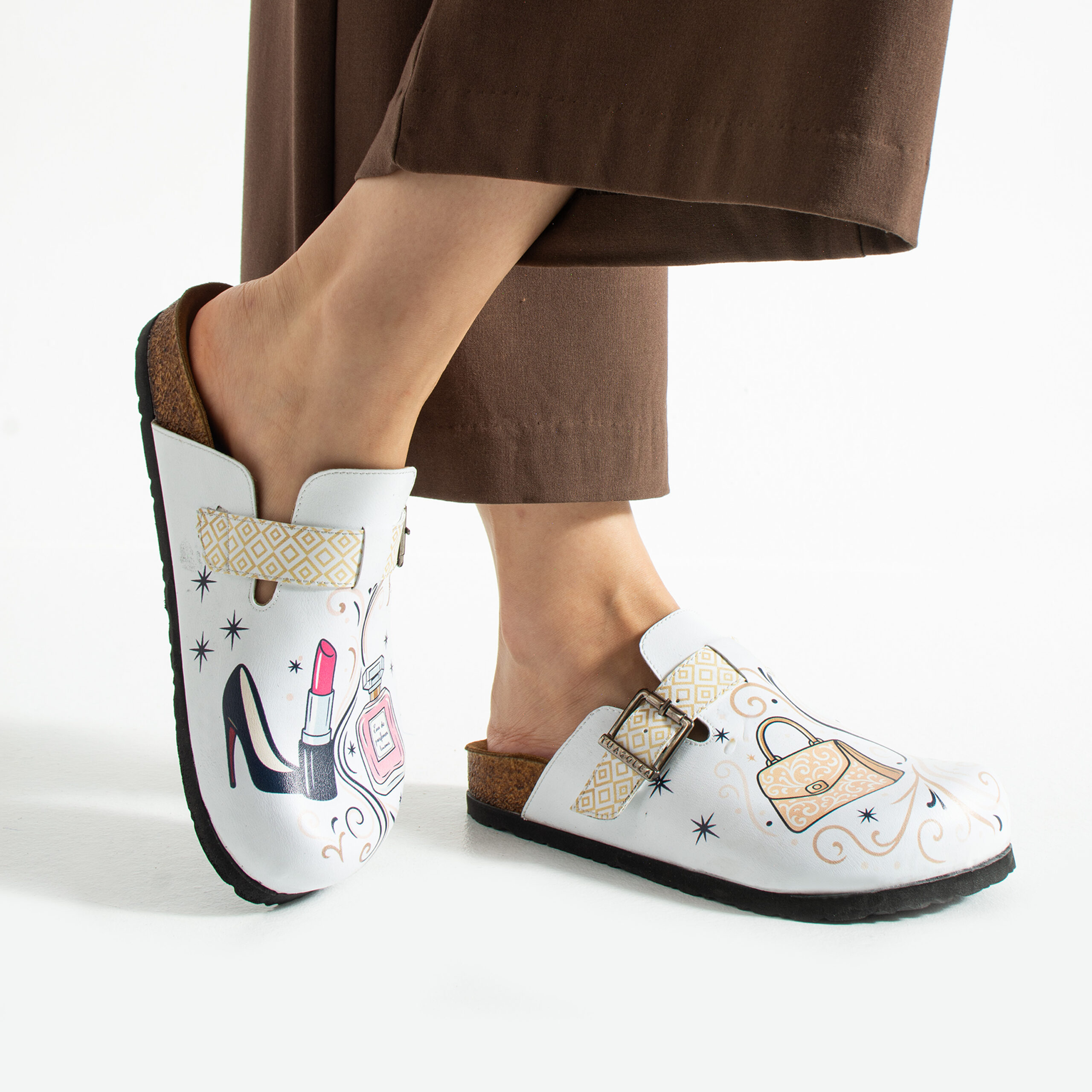 Дамски ортопедични чехли с цветен дизайн Весели чехли Салони и спа 15 Дамски ортопедични чехли с цветен дизайн - Image 5