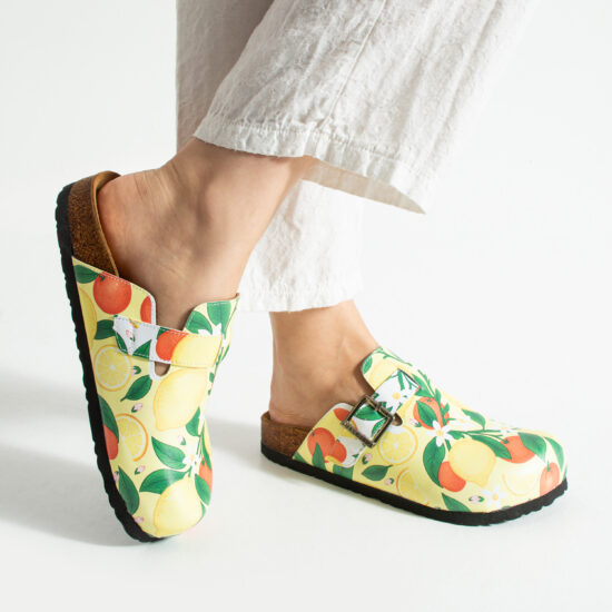 Дамски ортопедични чехли с цветен дизайн / / Дамски ортопедични чехли с цветен дизайн / /