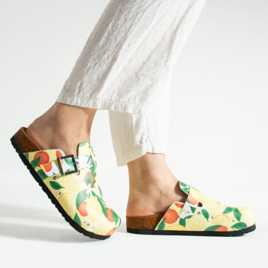 Дамски ортопедични чехли с цветен дизайн / / Дамски ортопедични чехли с цветен дизайн / /