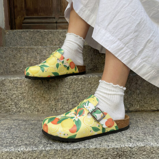 Дамски ортопедични чехли с цветен дизайн / / Дамски ортопедични чехли с цветен дизайн / /