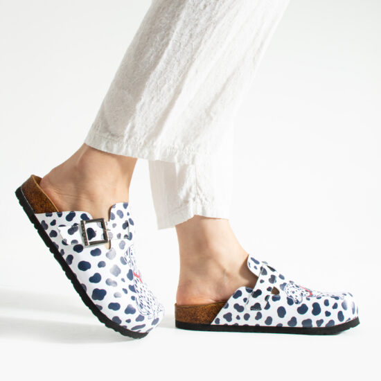 Дамски ортопедични чехли с цветен дизайн / /