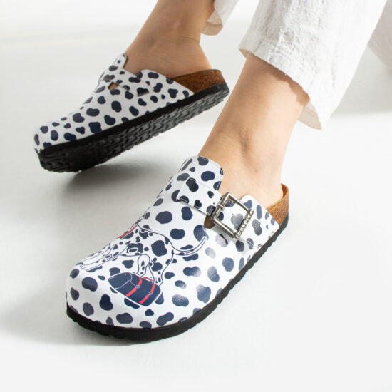 Дамски ортопедични чехли с цветен дизайн / /