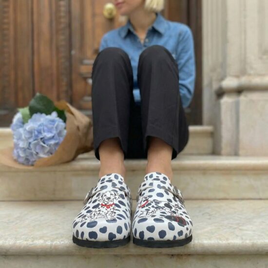 Дамски ортопедични чехли с цветен дизайн / /