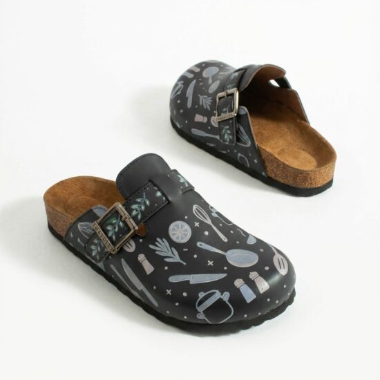 Работни дамски ортопедични чехли за кухня / /