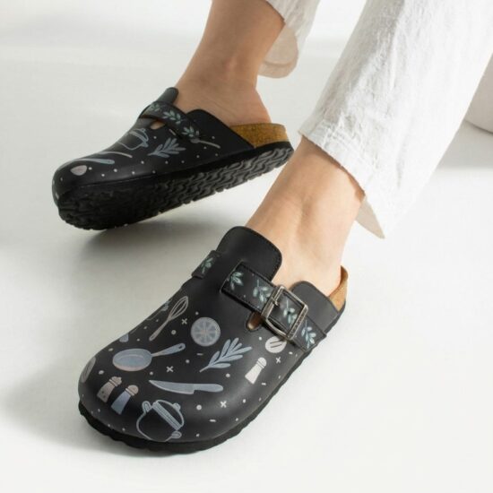 Работни дамски ортопедични чехли за кухня / /