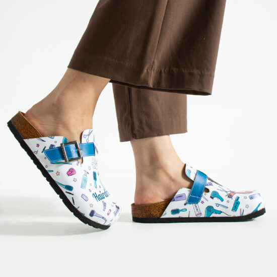 Работни дамски ортопедични чехли за фризьор / /