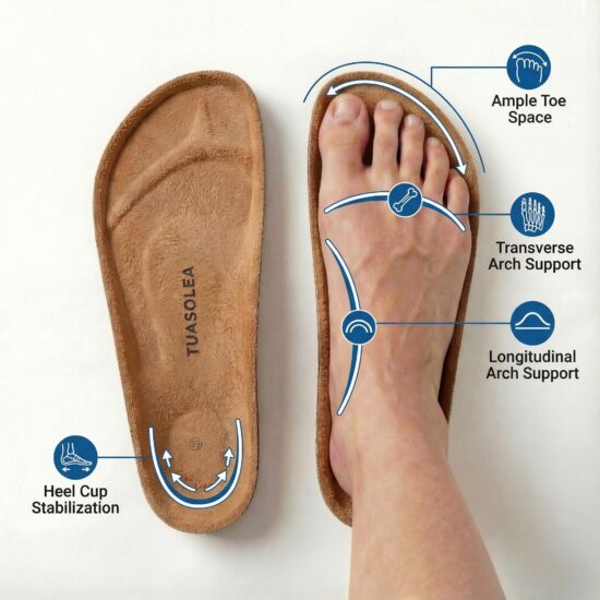 Дамски ортопедични чехли с цветен дизайн / /