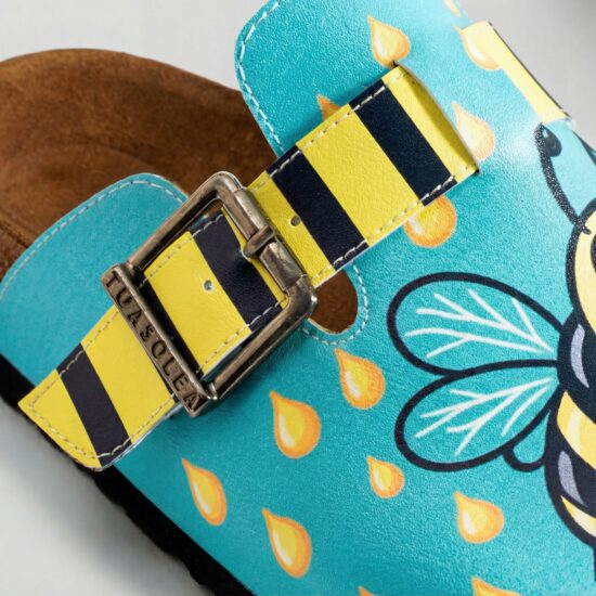 Дамски ортопедични чехли с цветен дизайн / /