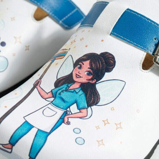 Работни дамски ортопедични чехли за камериерка / /