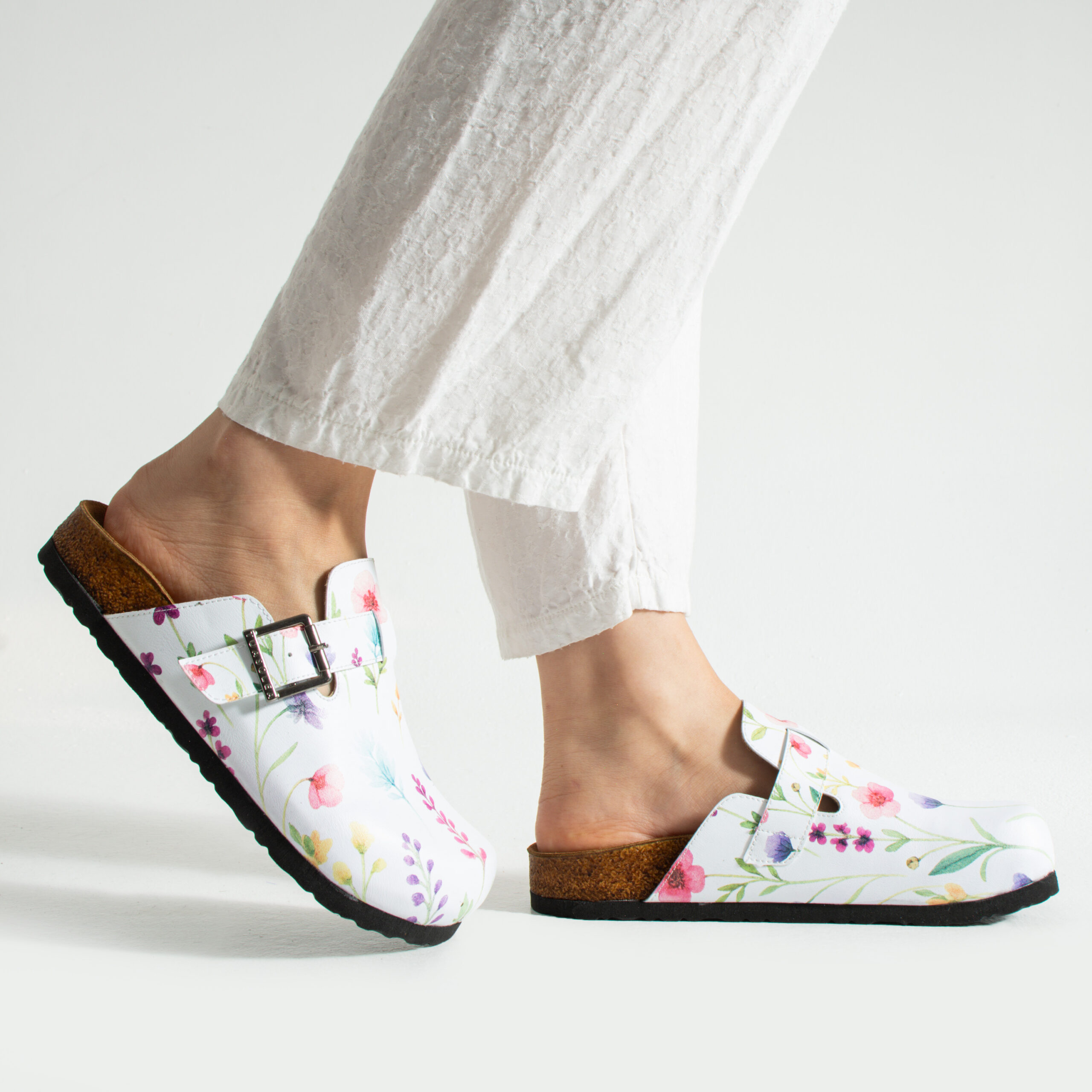 Дамски ортопедични чехли с цветен дизайн Весели чехли Салони и спа 13 Дамски ортопедични чехли с цветен дизайн - Image 3