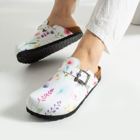 Дамски ортопедични чехли с цветен дизайн / / Дамски ортопедични чехли с цветен дизайн / /