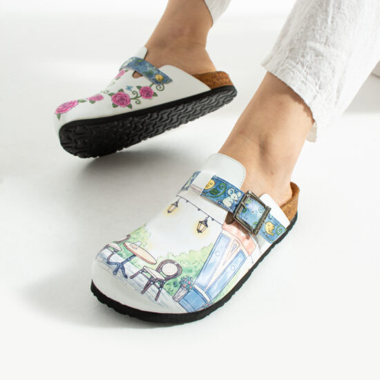 Дамски ортопедични чехли с цветен дизайн / / Дамски ортопедични чехли с цветен дизайн / /