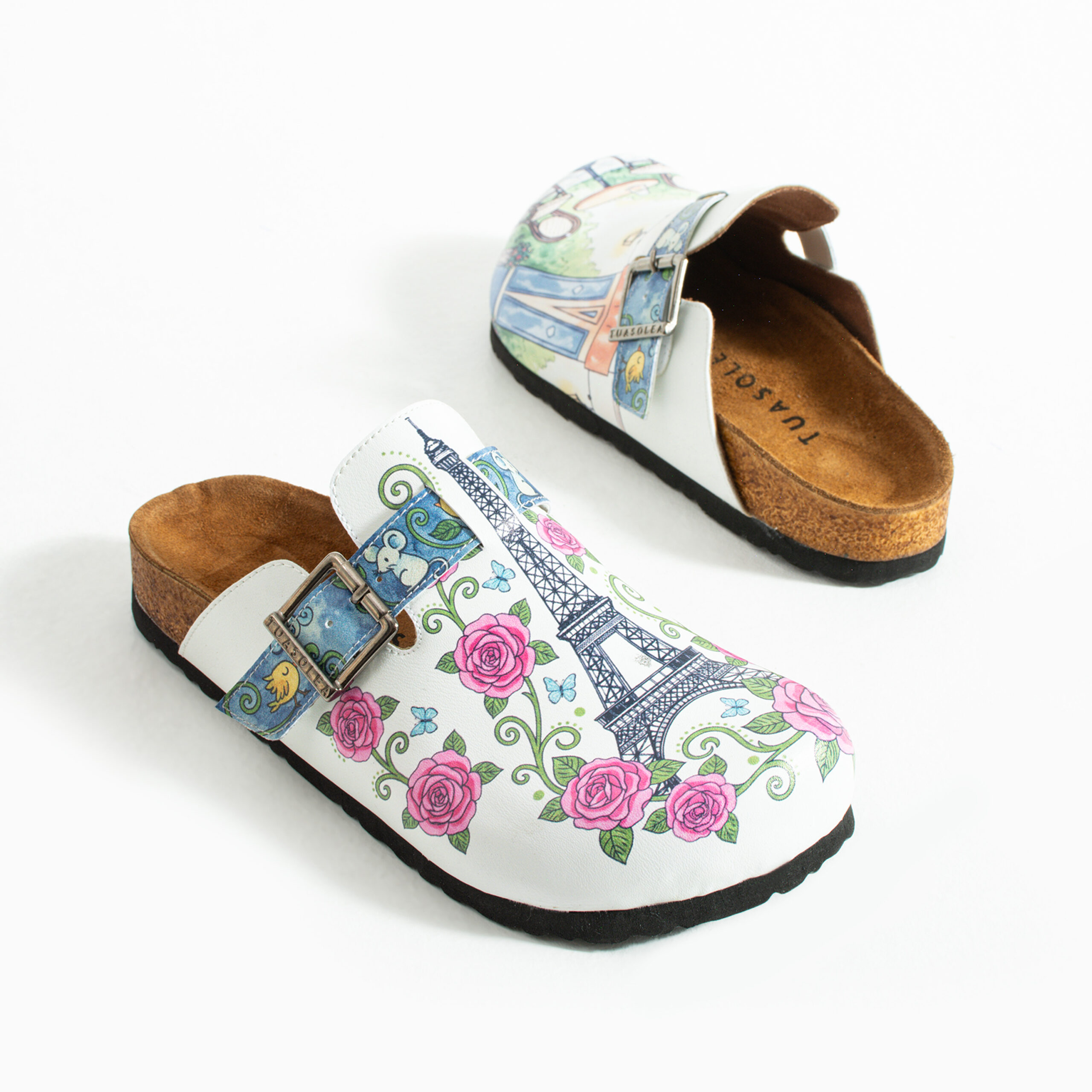 Дамски ортопедични чехли с цветен дизайн Весели чехли Шарени 16 Дамски ортопедични чехли с цветен дизайн - Image 6