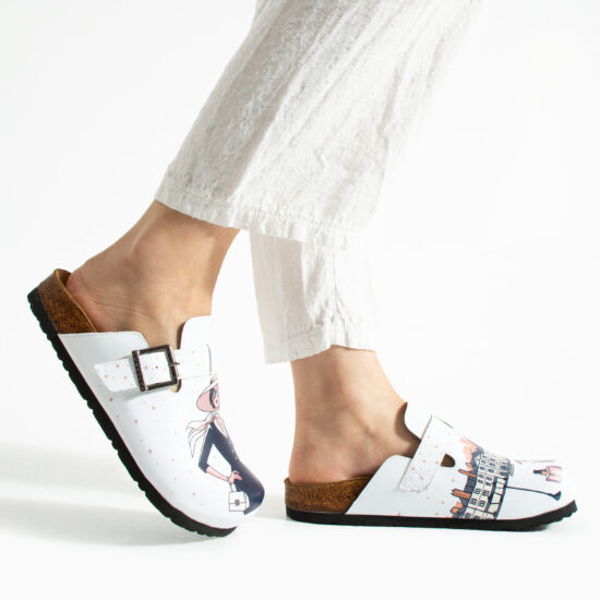 Дамски ортопедични чехли с цветен дизайн / / Дамски ортопедични чехли с цветен дизайн / /