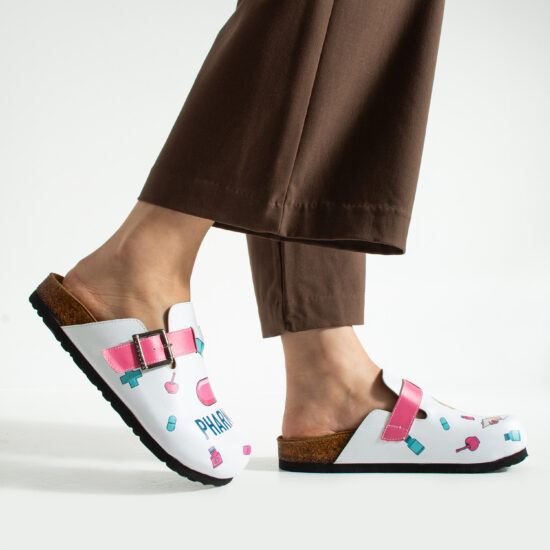 Работни дамски ортопедични чехли за аптека / /