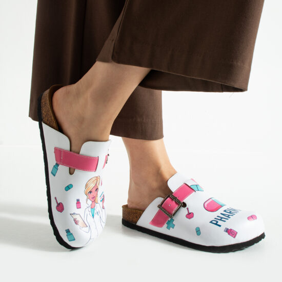 Работни дамски ортопедични чехли за аптека / /