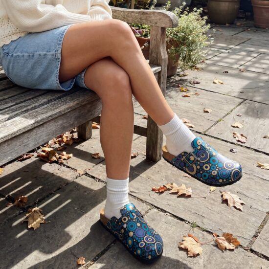 Дамски ортопедични чехли с цветен дизайн / / Дамски ортопедични чехли с цветен дизайн / /