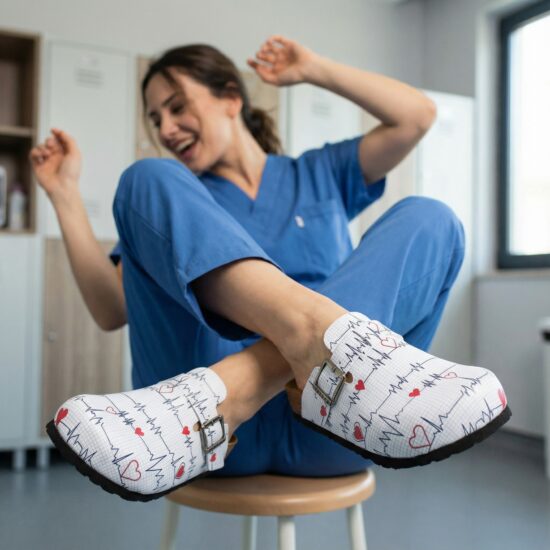 Медицински дамски ортопедични чехли за работа / /