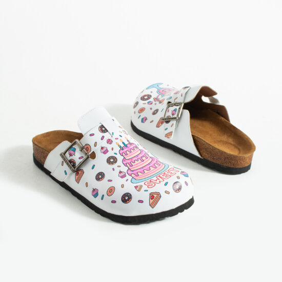 Работни дамски ортопедични чехли за готвач / /