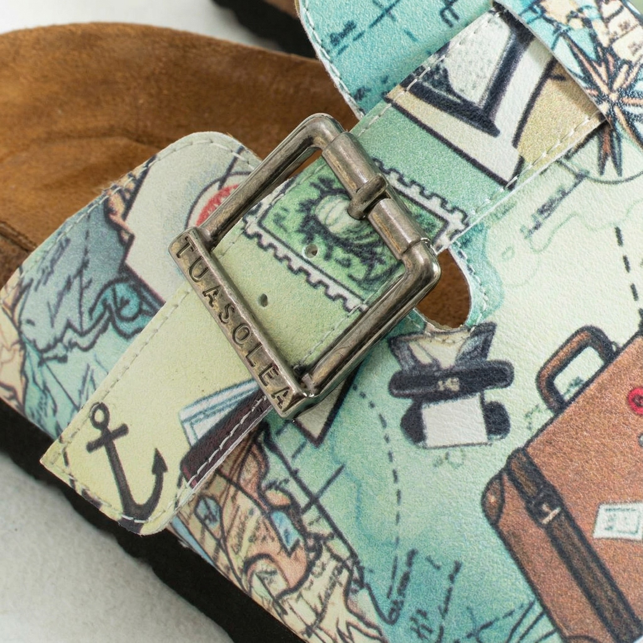 Дамски ортопедични чехли с цветен дизайн Весели чехли Шарени 17 Дамски ортопедични чехли с цветен дизайн - Image 7