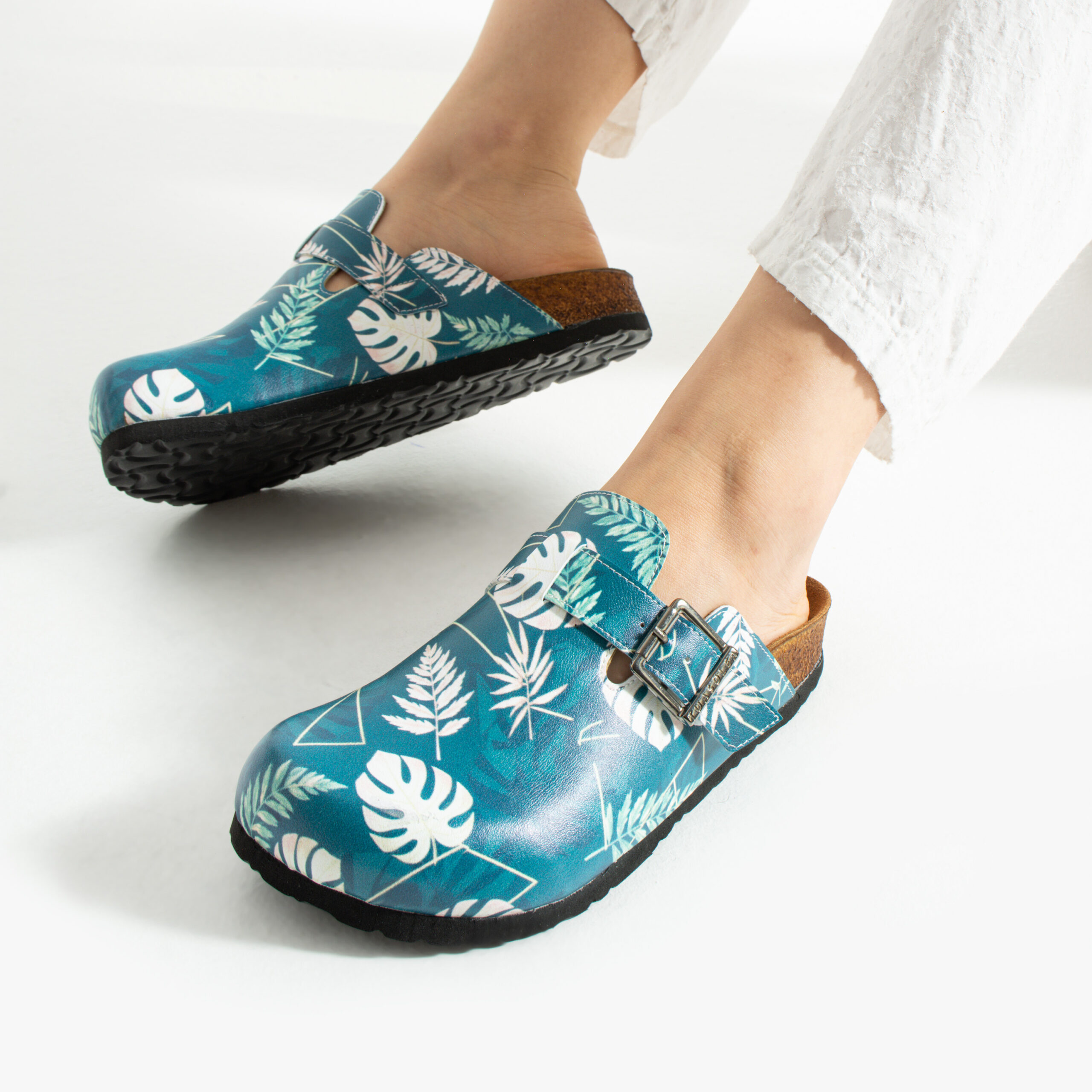 Дамски ортопедични чехли с цветен дизайн Весели чехли Шарени 14 Дамски ортопедични чехли с цветен дизайн - Image 4