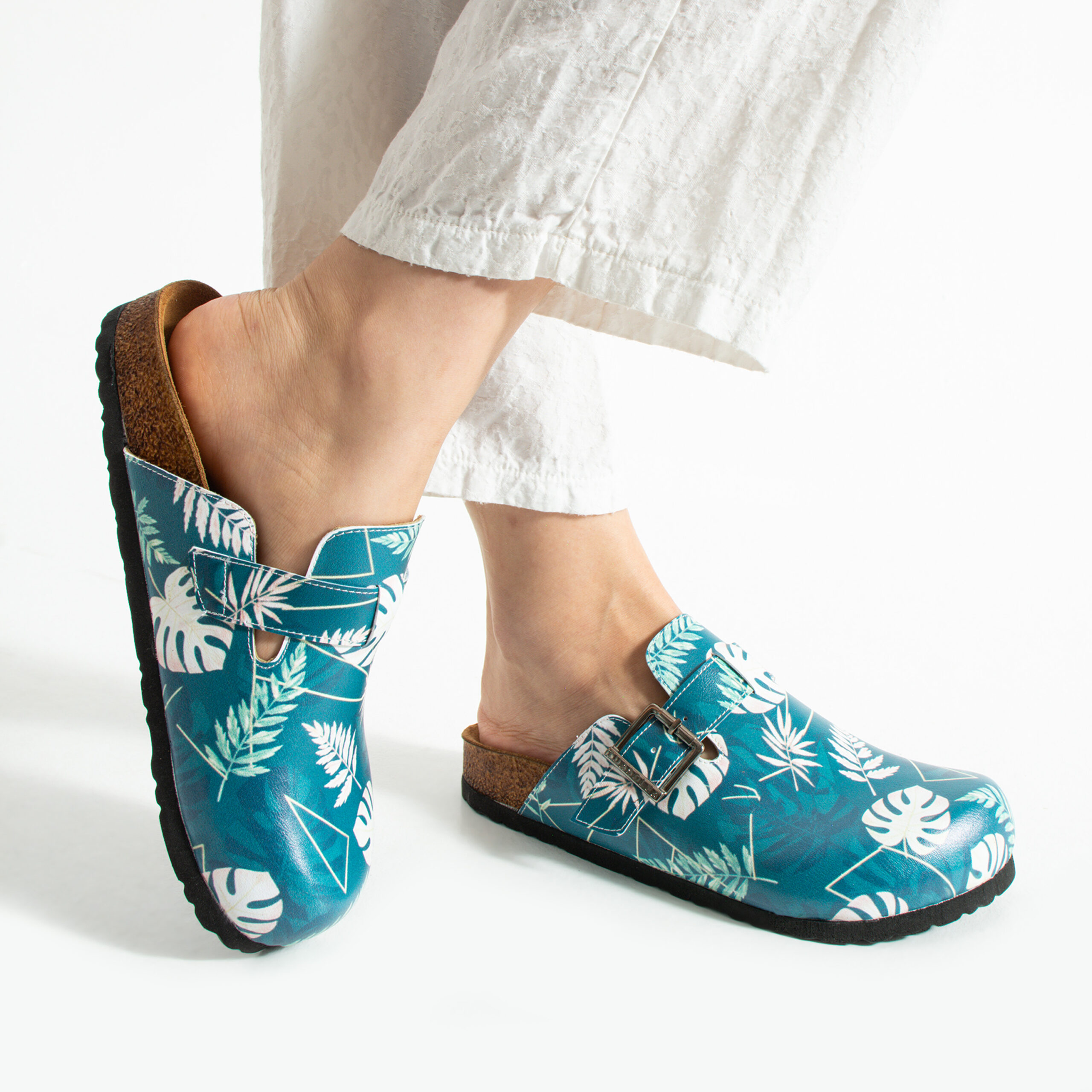 Дамски ортопедични чехли с цветен дизайн Весели чехли Шарени 15 Дамски ортопедични чехли с цветен дизайн - Image 5