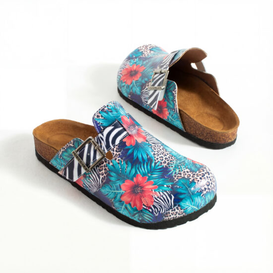 Дамски ортопедични чехли с цветен дизайн / / Дамски ортопедични чехли с цветен дизайн / /