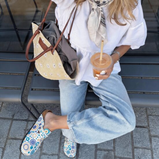 Дамски ортопедични чехли с цветен дизайн / / Дамски ортопедични чехли с цветен дизайн / /