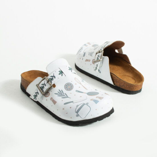 Работни дамски ортопедични чехли за кухня / /