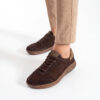 Мъжки спортни боси обувки от естествена кожа - TSL Barefoot Atlas Brown